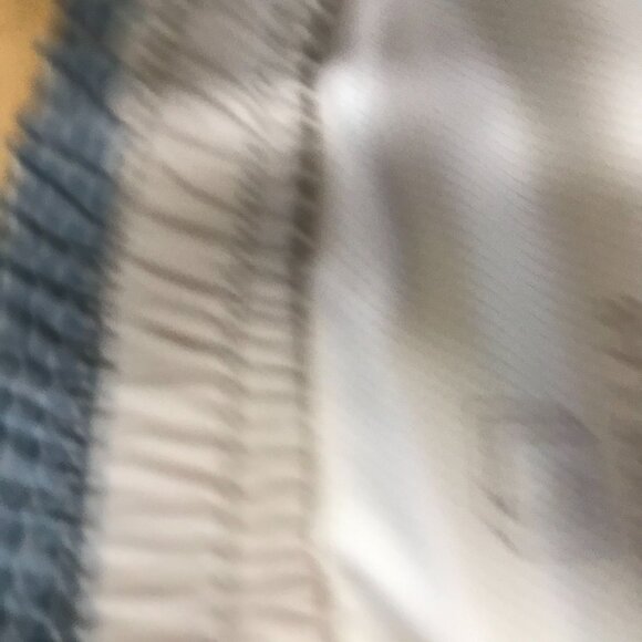 LEISURE LAB - MEN'S 1- BLUE & WHITE LINED SWIM TRUNKS - Picture 8 of 8